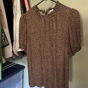 Leopard Print Women's Top